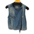 ディーゼル DIESEL アシンメトリーデニムベスト レディース import:S