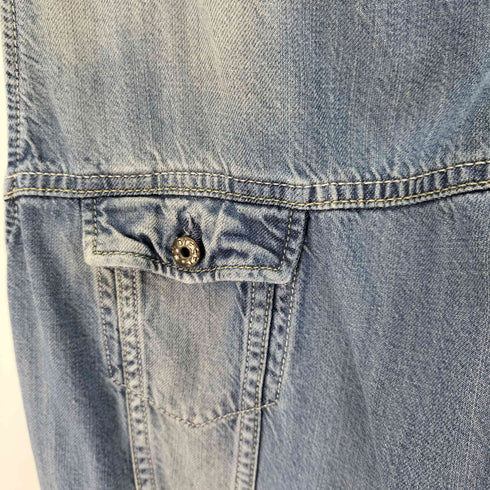 ディーゼル DIESEL アシンメトリーデニムベスト レディース import:S