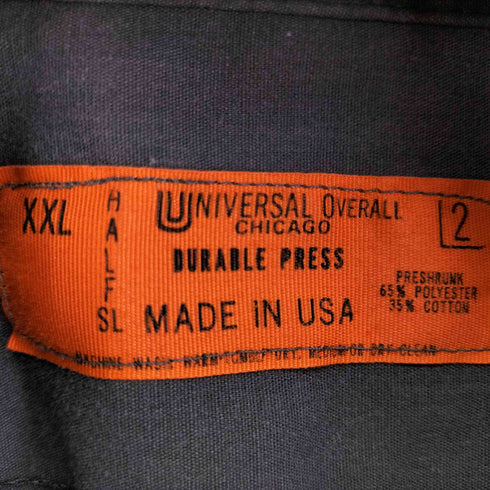 ユニバーサルオーバーオール UNIVERSAL OVERALL S/S ワークシャツ メンズ 2