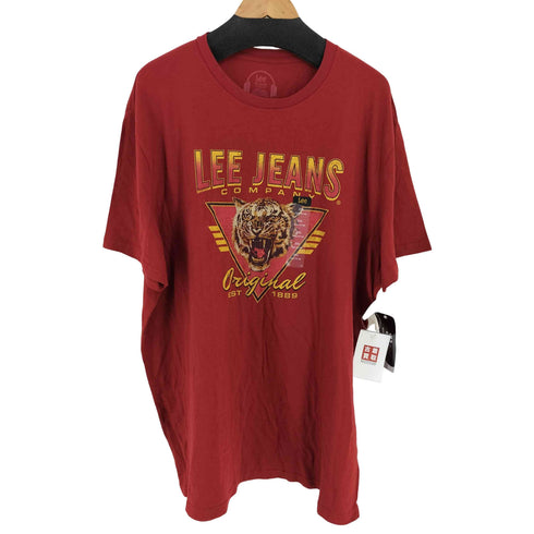リー Lee グラフィックプリント クルーネックTシャツ メンズ 2XL