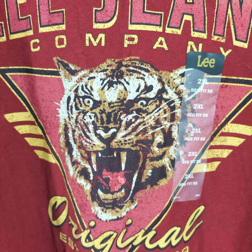リー Lee グラフィックプリント クルーネックTシャツ メンズ 2XL