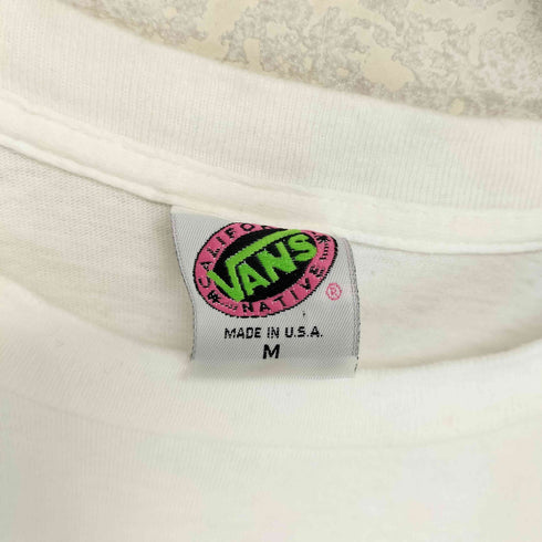 バンズ VANS 80-90s USA製 シングルステッチ バックプリントS/S TEE メンズ JPN:M