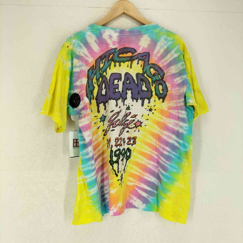 90s シングルステッチ タイダイ柄 両面プリントS/S TEE メンズ