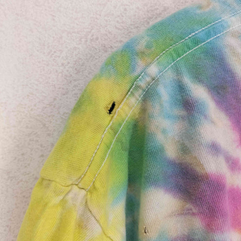 90s シングルステッチ タイダイ柄 両面プリントS/S TEE メンズ