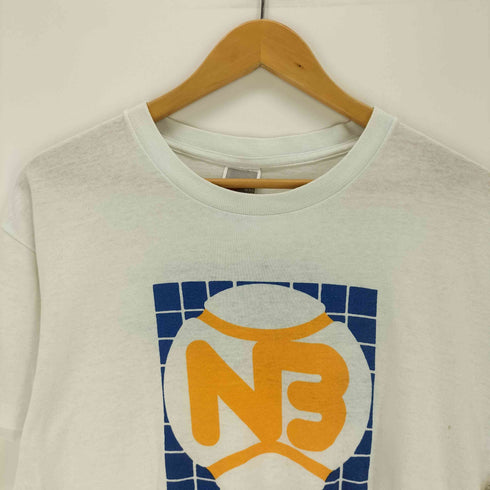 ナイキ NIKE 80S 銀タグ USA製 プリントクルーネックTシャツ メンズ import:L