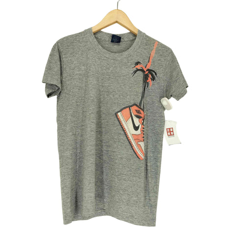 ナイキ NIKE 80s USA製 シングルステッチ AJ1 肩掛けプリント S/S TEE メンズ JPN:S