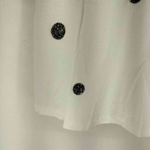 ザラ ZARA フロントビジューデザイン S/S Tシャツ レディース