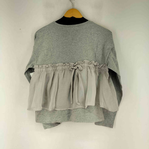 ダブルクローゼット w closet ドッキングデザイン L/S カットソー レディース