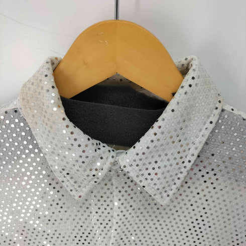 AEEWINNER L/S スパンコールシャツ メンズ JPN:L