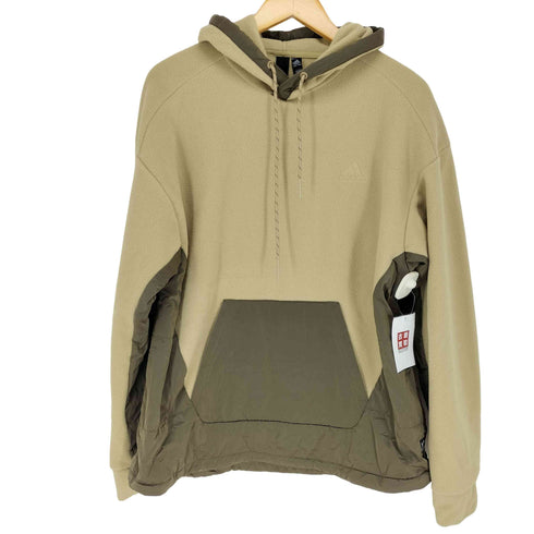 アディダス adidas PRSRVE Warm Hoodie 素材切替 スウェットパーカー メンズ JPN:M
