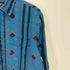 ラングラー Wrangler 80S USA製 REGULAR FIT 総柄 ストライプ L/S シャツ メンズ 16-36