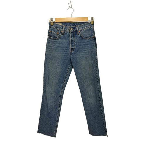 スローブイエナ SLOBE IENA 23SS 別注 501 スリット カットオフ デニム パンツ レディース W24 L28