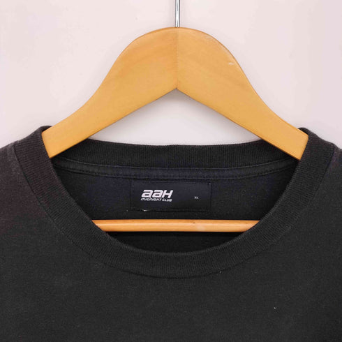 aah midnight club GN Tee ラインストーン プリント S/S Tシャツ メンズ import:XL