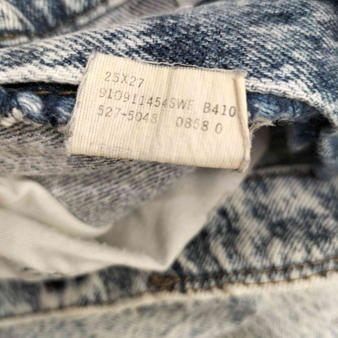 リー Lee USA製 527-5048 90S ケミカルウォッシュ デニム レディース 12REG
