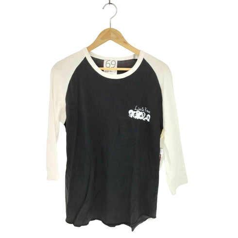 ラグランバンド長袖Tシャツ メンズ import:M