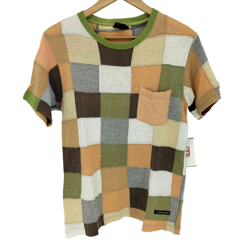 A HOPE HEMP チェック柄Tシャツ メンズ import:S