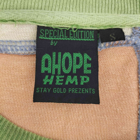 A HOPE HEMP チェック柄Tシャツ メンズ import:S