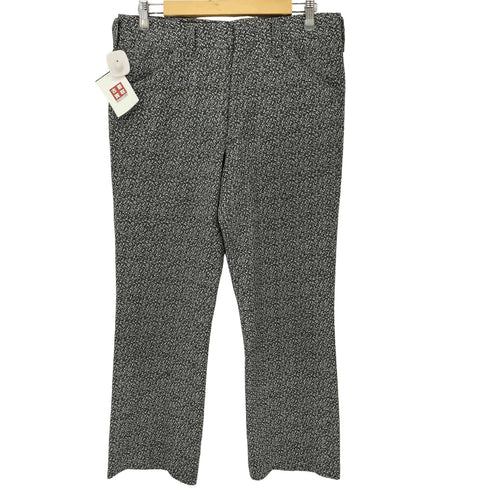 70S COED ジップ 片爪 ジャガードスラックス メンズ