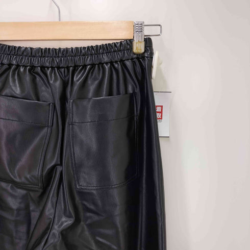 スローブイエナ SLOBE IENA 23AW フェイクレザーカーブパンツ レディース JPN:36