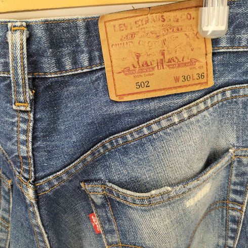 リーバイス Levis J09刻印 90S BIGE 502 セルビッジデニム メンズ W30/L36