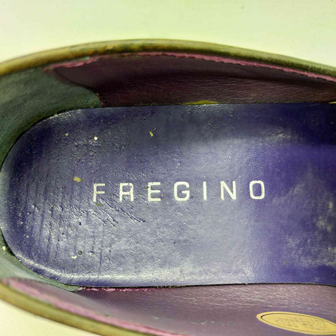 FREGINO レザー タッセル ローファー メンズ JPN:26