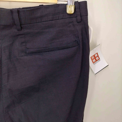 セオリー theory レーヨン混 リネン テーパード サマー スラックス パンツ メンズ 032