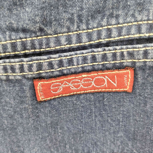 サッソン SASSON 80S ITALY 42TALON テーパードデニム メンズ