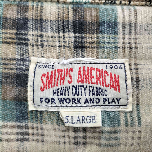 スミスアメリカン SMITHS AMERICAN 長袖ウエスタンチェックシャツ ビックサイズ メンズ 5L