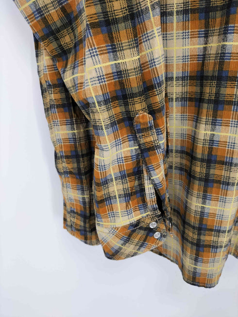 スミスアメリカン SMITHS AMERICAN 長袖ウエスタンチェックシャツ ビックサイズ メンズ 5L