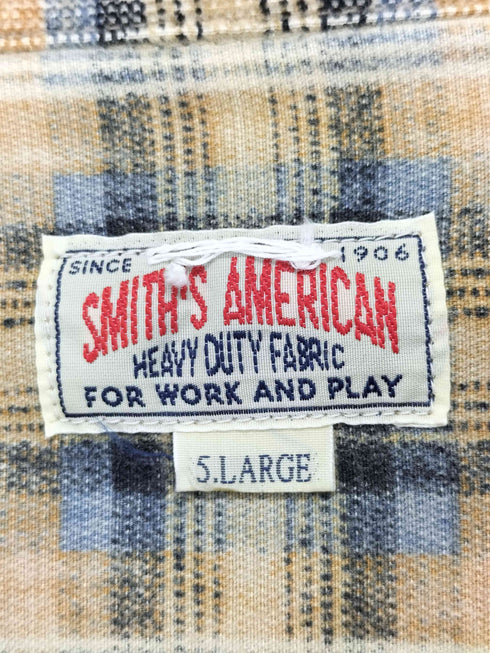 スミスアメリカン SMITHS AMERICAN 長袖ウエスタンチェックシャツ ビックサイズ メンズ 5L