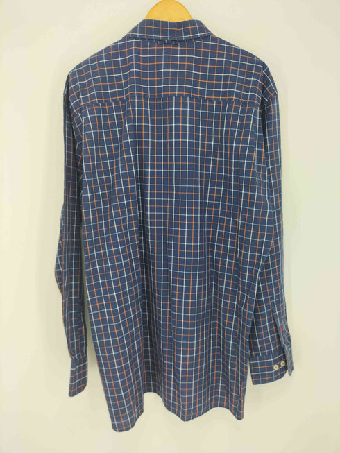 トミーヒルフィガー TOMMY HILFIGER 長袖ボタンダウンチェックシャツ メンズ import:XXL