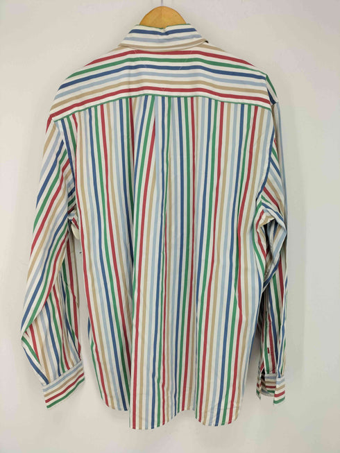 トミーヒルフィガー TOMMY HILFIGER マルチカラーストライプ ボタンダウンシャツ メンズ import:XL