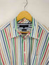 トミーヒルフィガー TOMMY HILFIGER マルチカラーストライプ ボタンダウンシャツ メンズ import:XL
