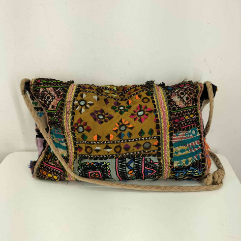 SHAMANIKA 刺繍デザインショルダーバッグ レディース