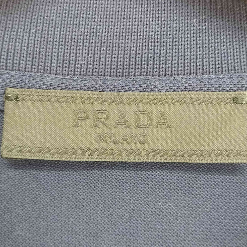 プラダ PRADA コットンL/Sポロシャツ メンズ JPN:S