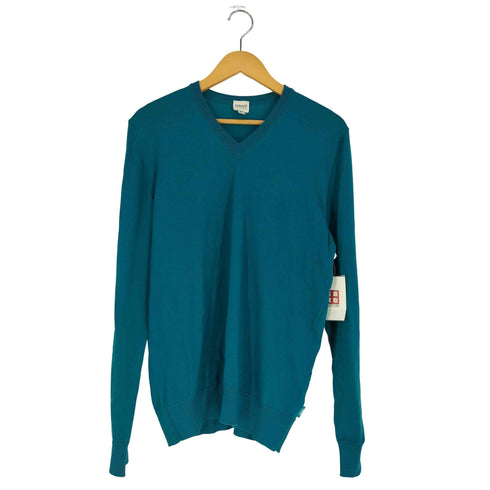 アルマーニコレツィオーニ ARMANI COLLEZIONI スロバキア製 ウール Vネック ニット メンズ EUR:52