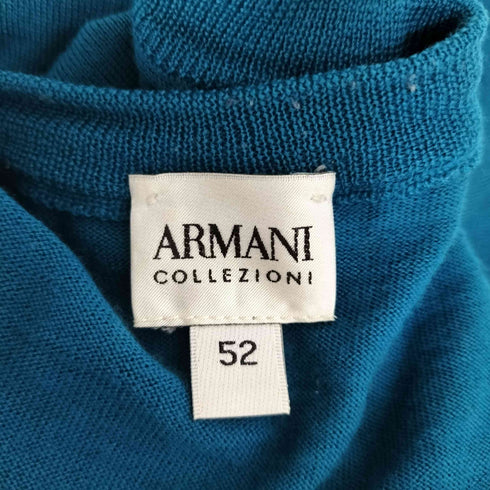 アルマーニコレツィオーニ ARMANI COLLEZIONI スロバキア製 ウール Vネック ニット メンズ EUR:52