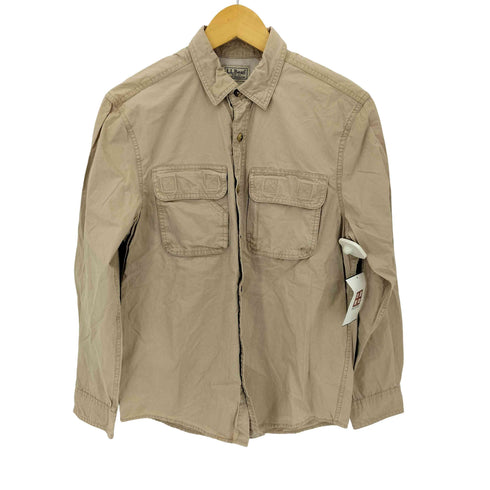エルエルビーン L.L.Bean コットンポプリン サファリシャツ メンズ import:S