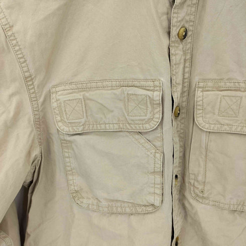 エルエルビーン L.L.Bean コットンポプリン サファリシャツ メンズ import:S