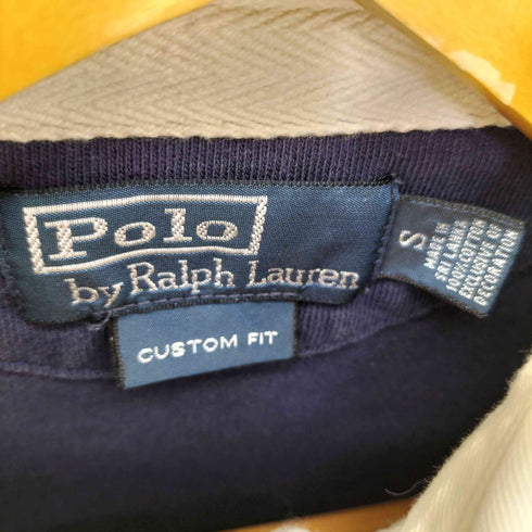 ポロバイラルフローレン Polo by RALPH LAUREN フロントデザイン ラガーシャツ メンズ import:S