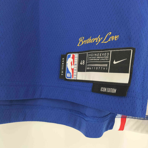 ナイキ NIKE フィラデルフィア・76ers スウィングマン アイコン カスタム ジャージ メンズ import:L