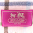 コーチ COACH カシミヤ100%チェック柄マフラー レディース