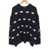 NKNIT 24AW Heart Pattern KNIT ハート パターン ニット レディース JPN:0