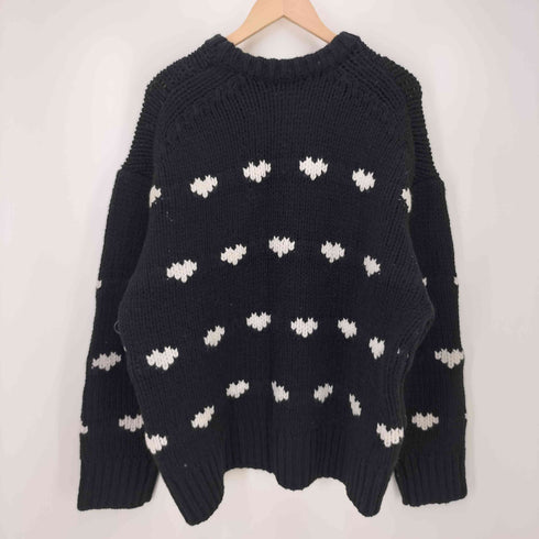 NKNIT 24AW Heart Pattern KNIT ハート パターン ニット レディース JPN:0