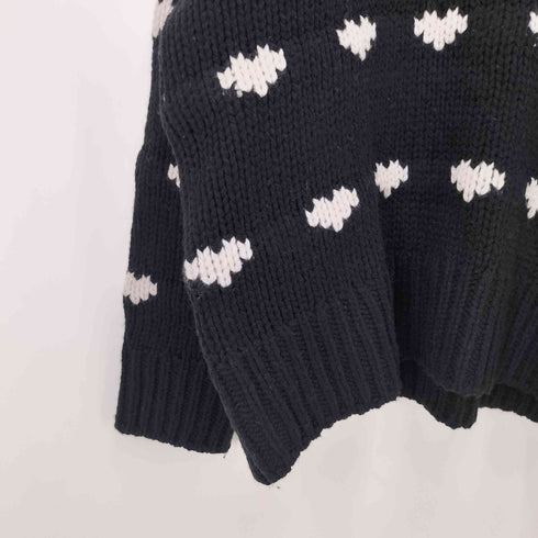 NKNIT 24AW Heart Pattern KNIT ハート パターン ニット レディース JPN:0
