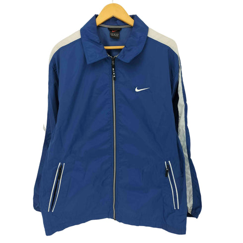 ナイキ NIKE 00S 黒タグ スウォッシュロゴ ナイロンジャケット メンズ import:M
