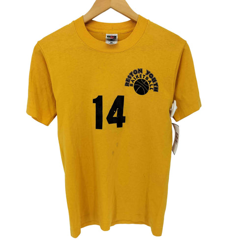 フルーツオブザルーム FRUIT OF THE LOOM USA製 90S BEST ナンバリング 14 Tシャツ メンズ import:S