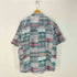 エディーバウアー Eddie Bauer 90s 黒タグ パッチワーク 半袖シャツ メンズ JPN:XL