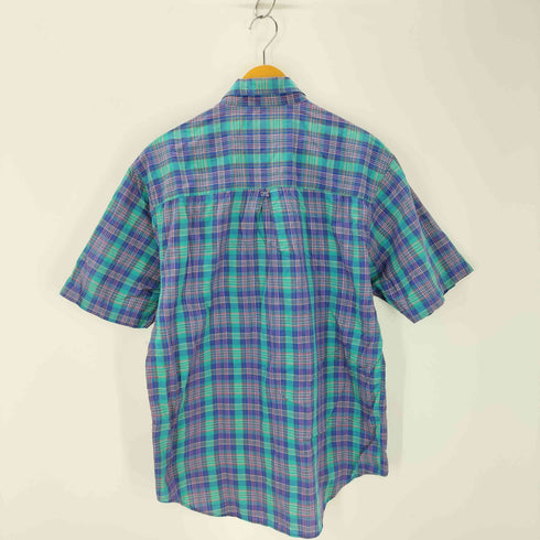 エディーバウアー Eddie Bauer 90s 黒タグ チェック柄ボタンダウンシャツ メンズ JPN:M