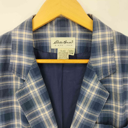 エディーバウアー Eddie Bauer 00S チェックテーラードジャケット レディース import:M